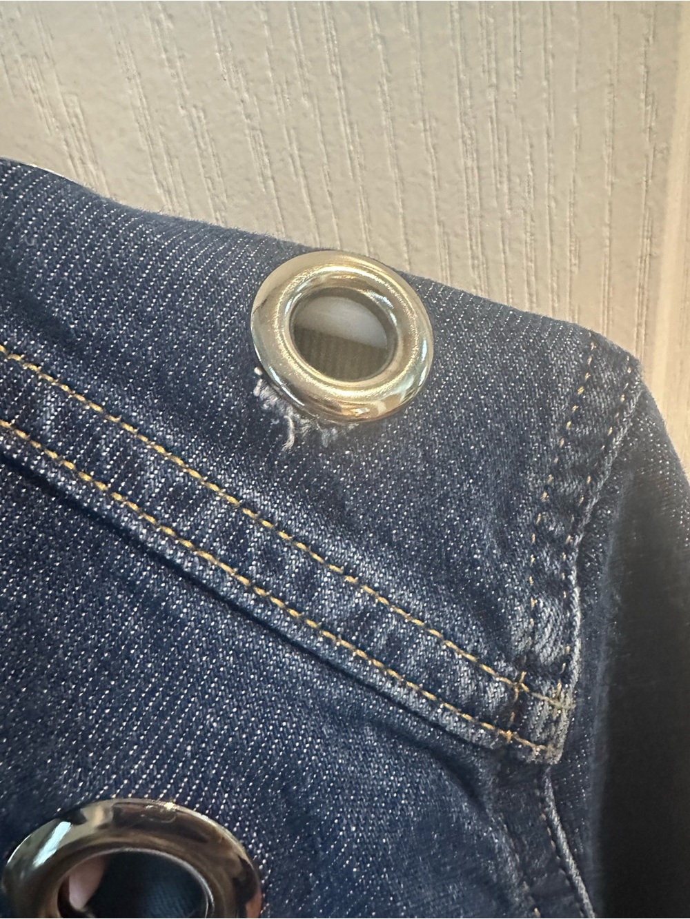 cinq a sept Denim Harriet Jacket in Tide - Picture 9 of 10